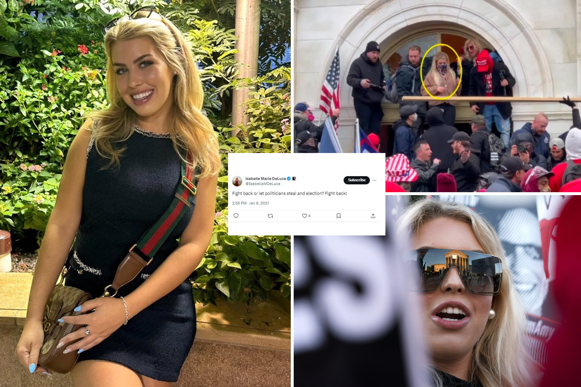 Social media influencer Isabella DeLuca charged in Jan. 6 Capitol riot