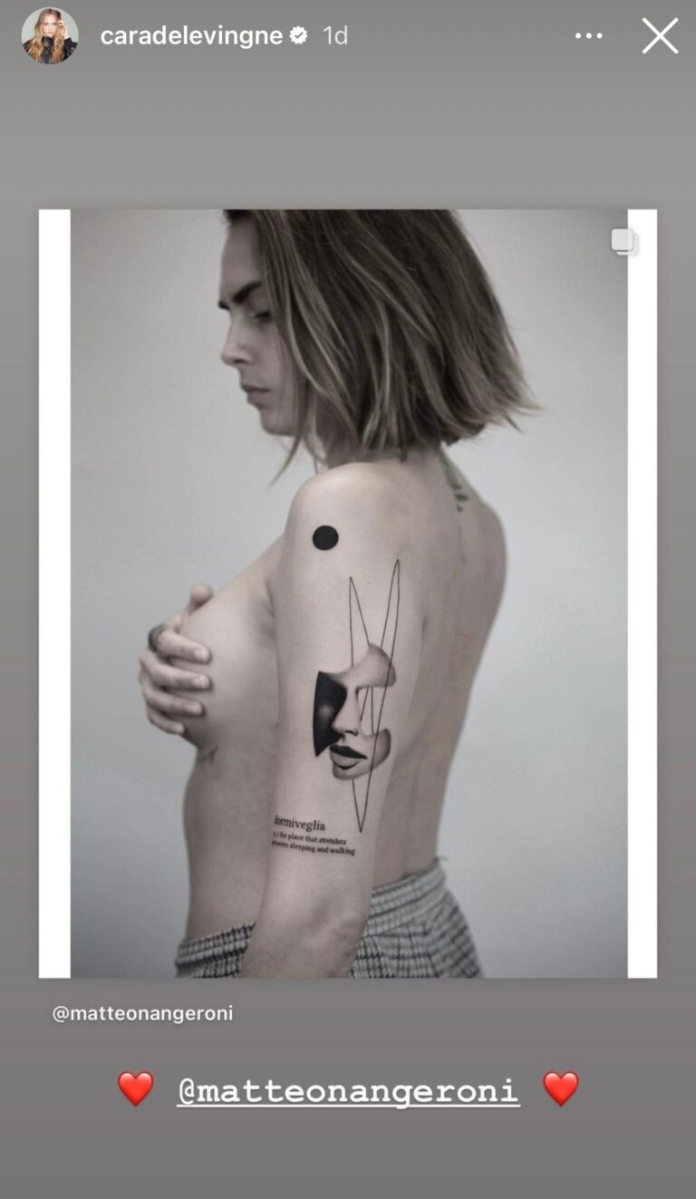 Cara Delevingne Fixed Her Tattoo Typo in the Artsiest Way Possible—See Photos